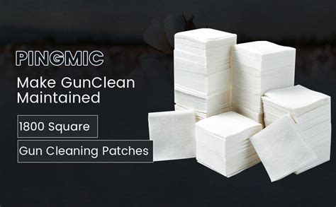 Amazon.com : 1800PCS Gun Cleaning Patches.
